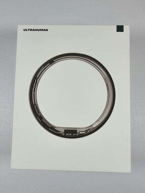 ULTRA HUMAN AIR SMART RING HEALTH MONITOR AIR SILVER SIZE 9 NEW
